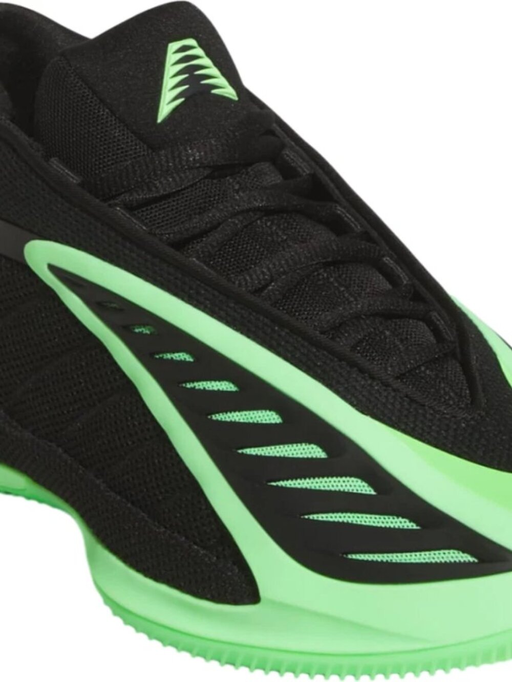 adidas Anthony Edwards 2 Youth Basketball Shoes Black Lime Burst JQ2049 NEW